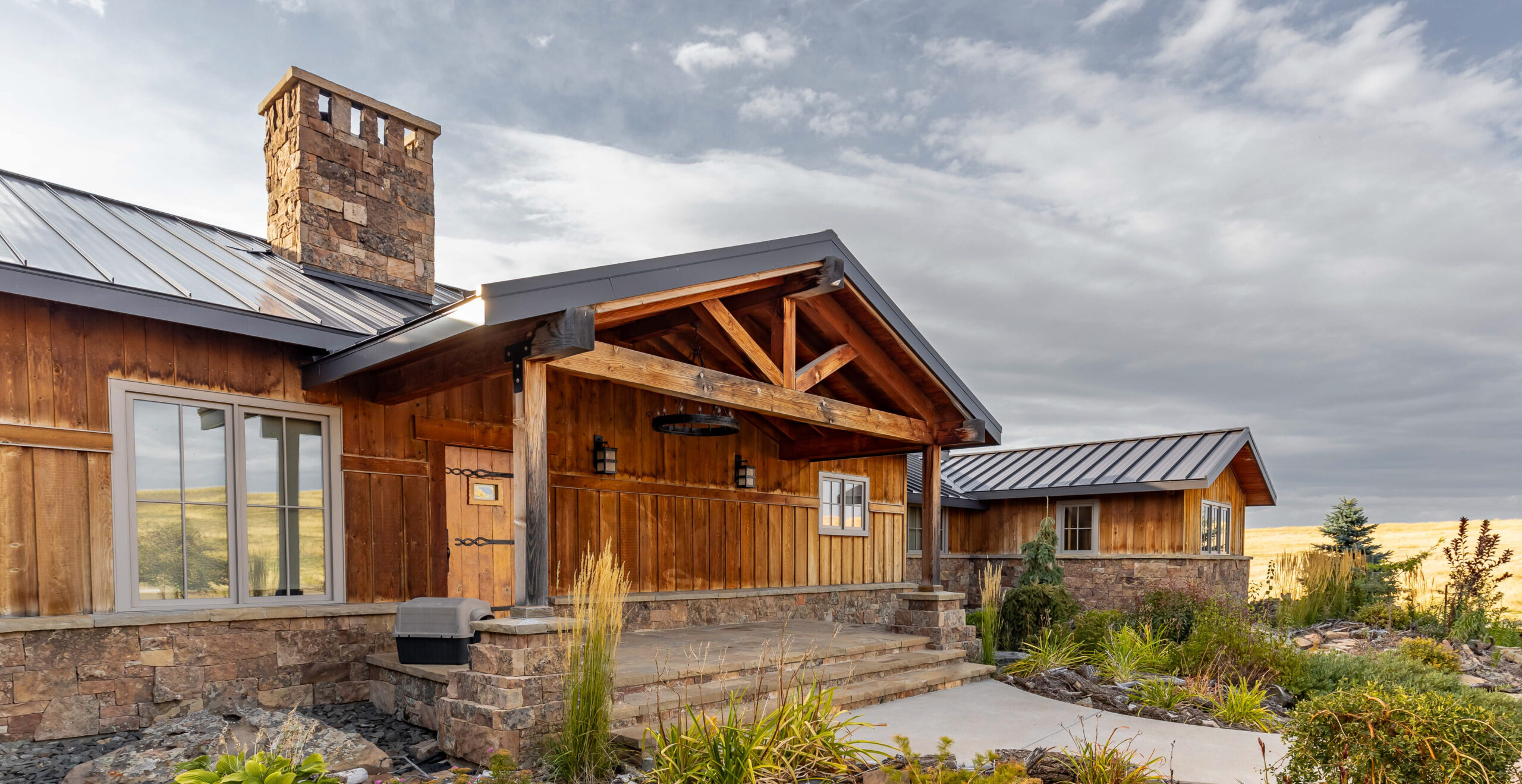 Image of a home in rural montana